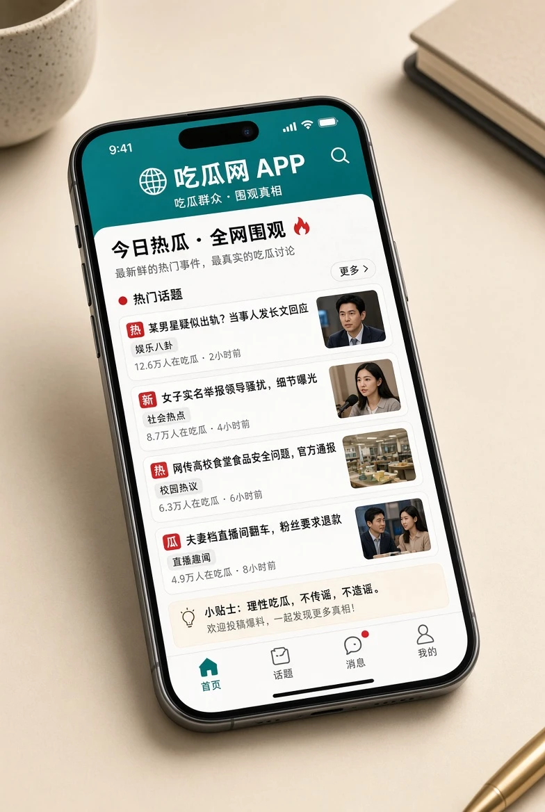吃瓜网移动阅读服务展示
